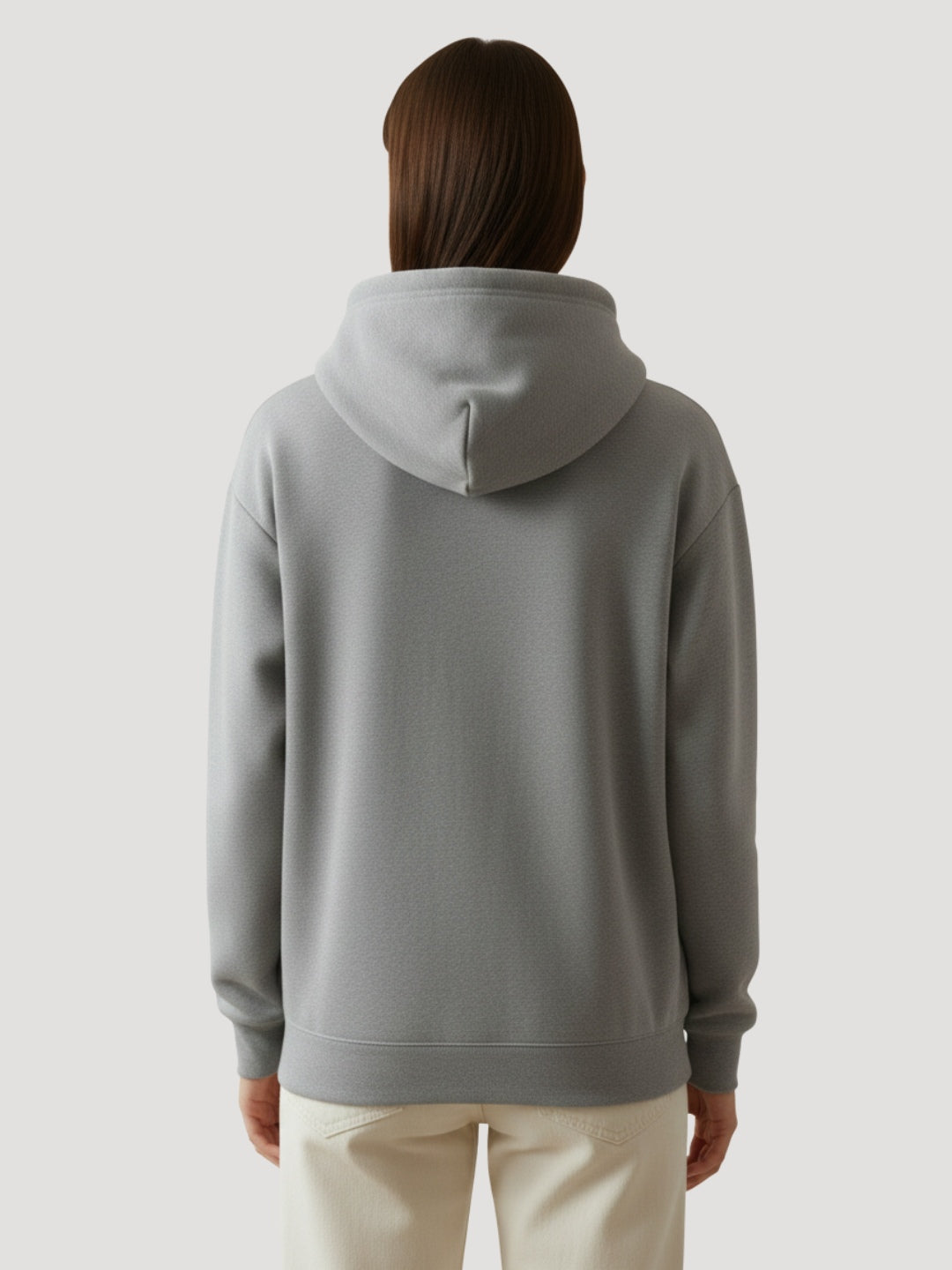 STYLEOX Women Grey 'Never Surrender' Baseball Graphic Regular Fit Fleece Hoodie